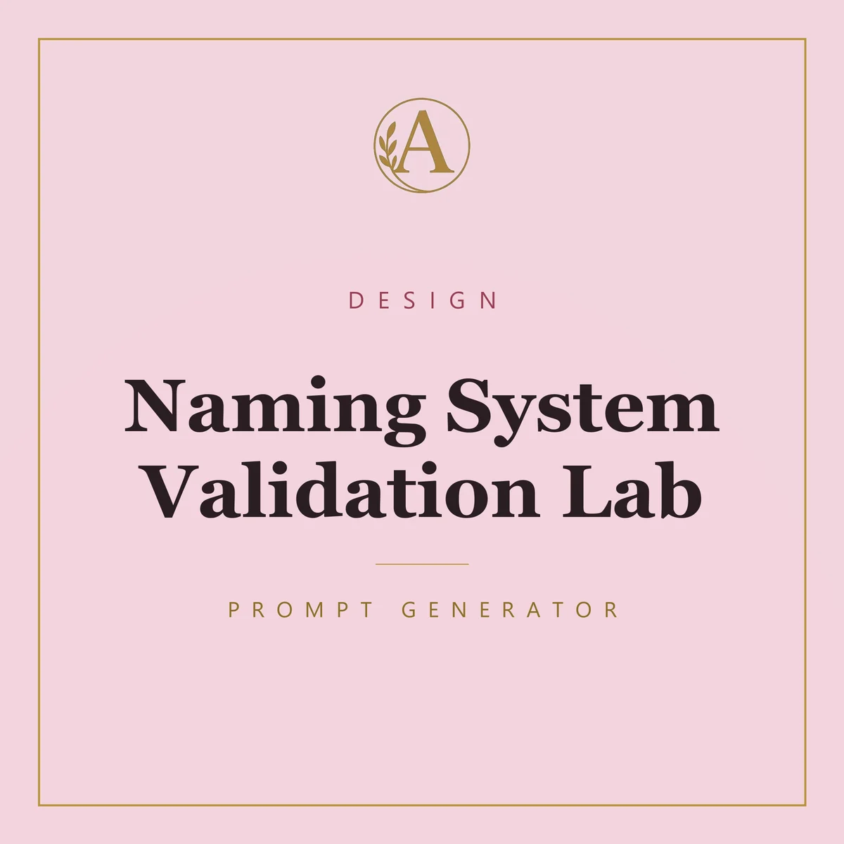 Naming System Validation Lab