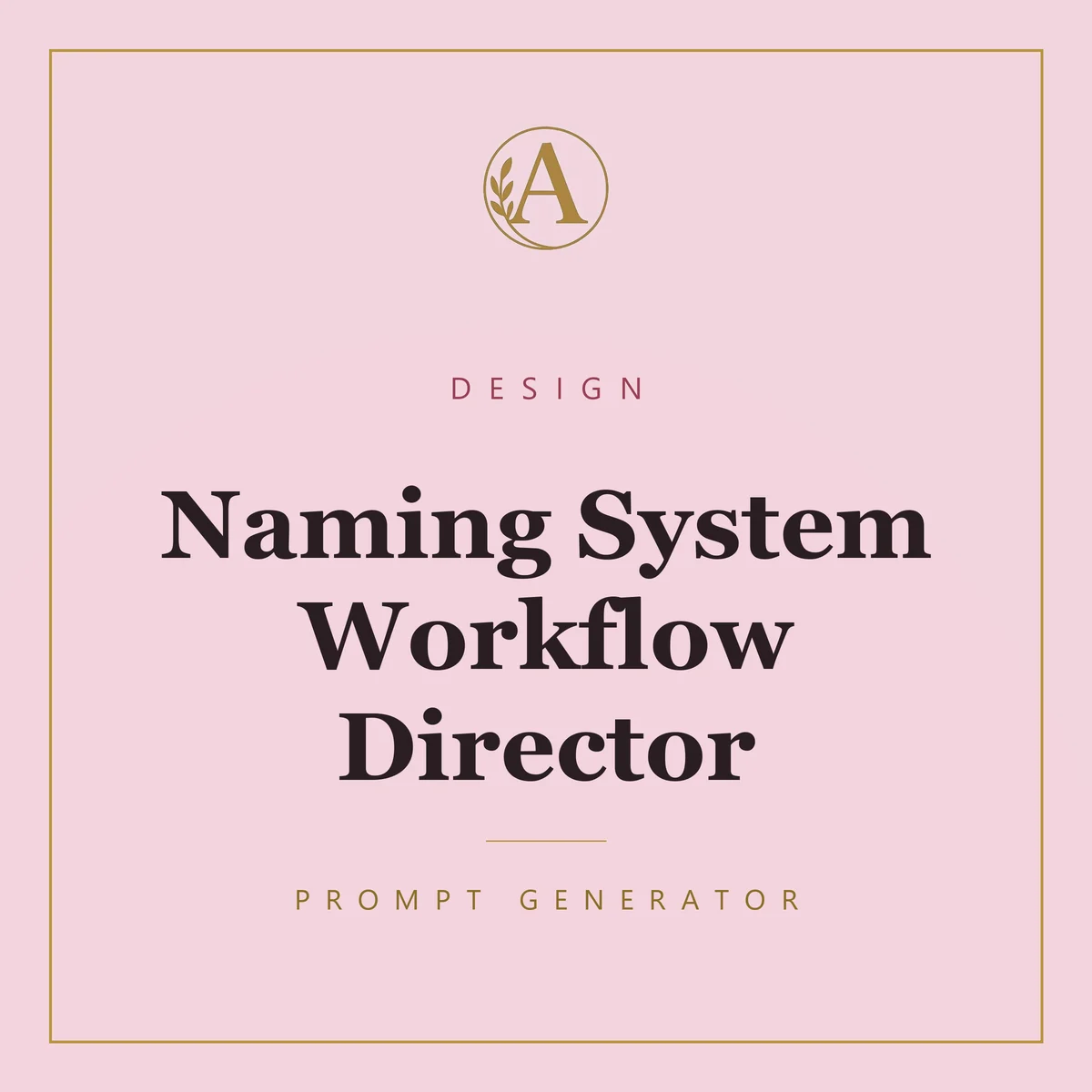Naming System Workflow Director