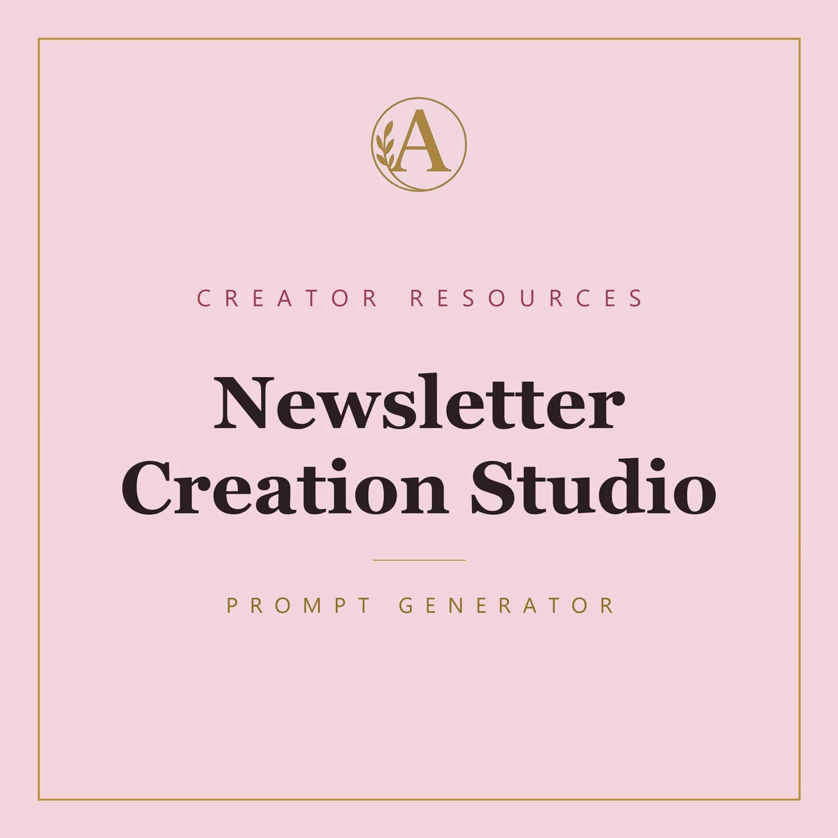 Newsletter Creation Studio