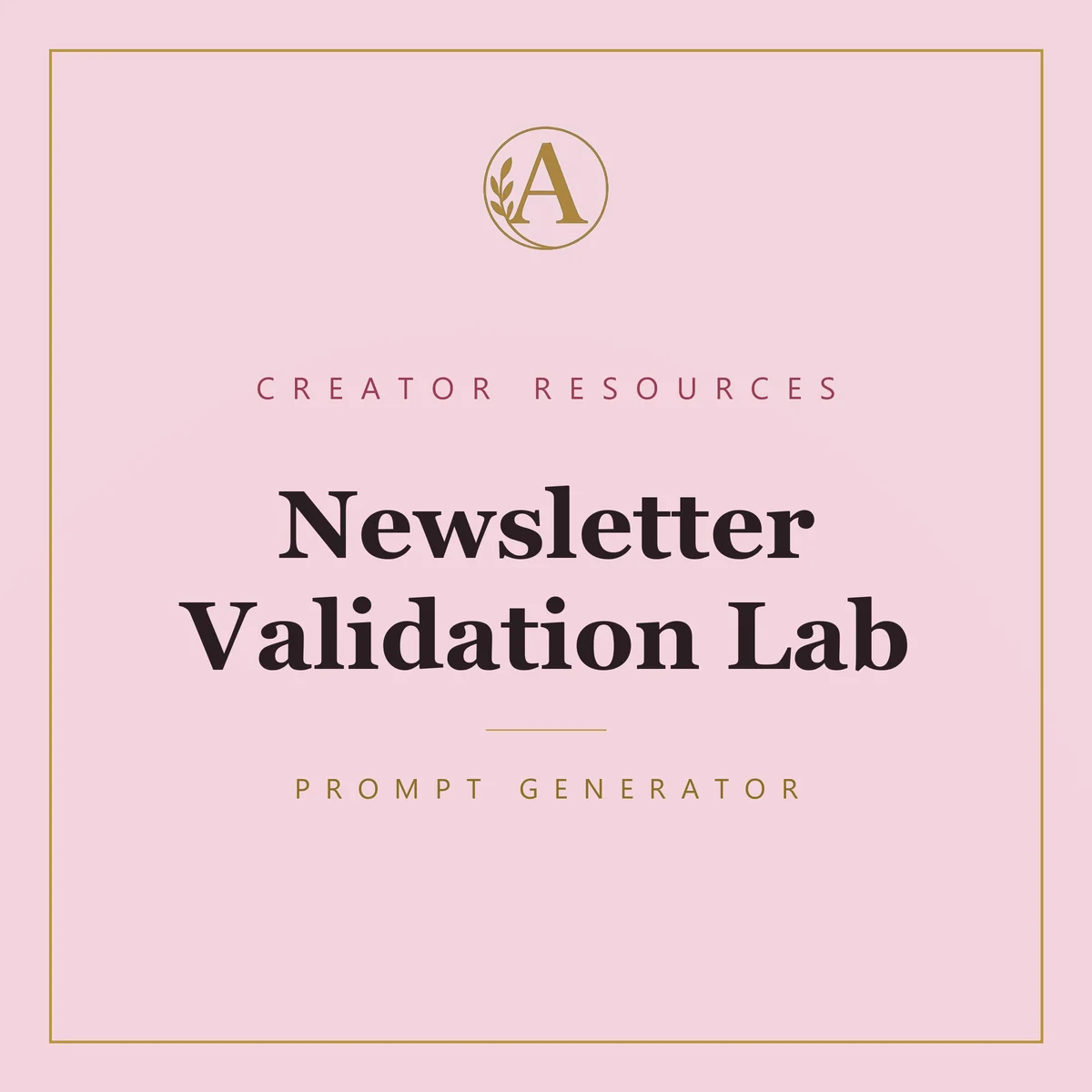 Newsletter Validation Lab