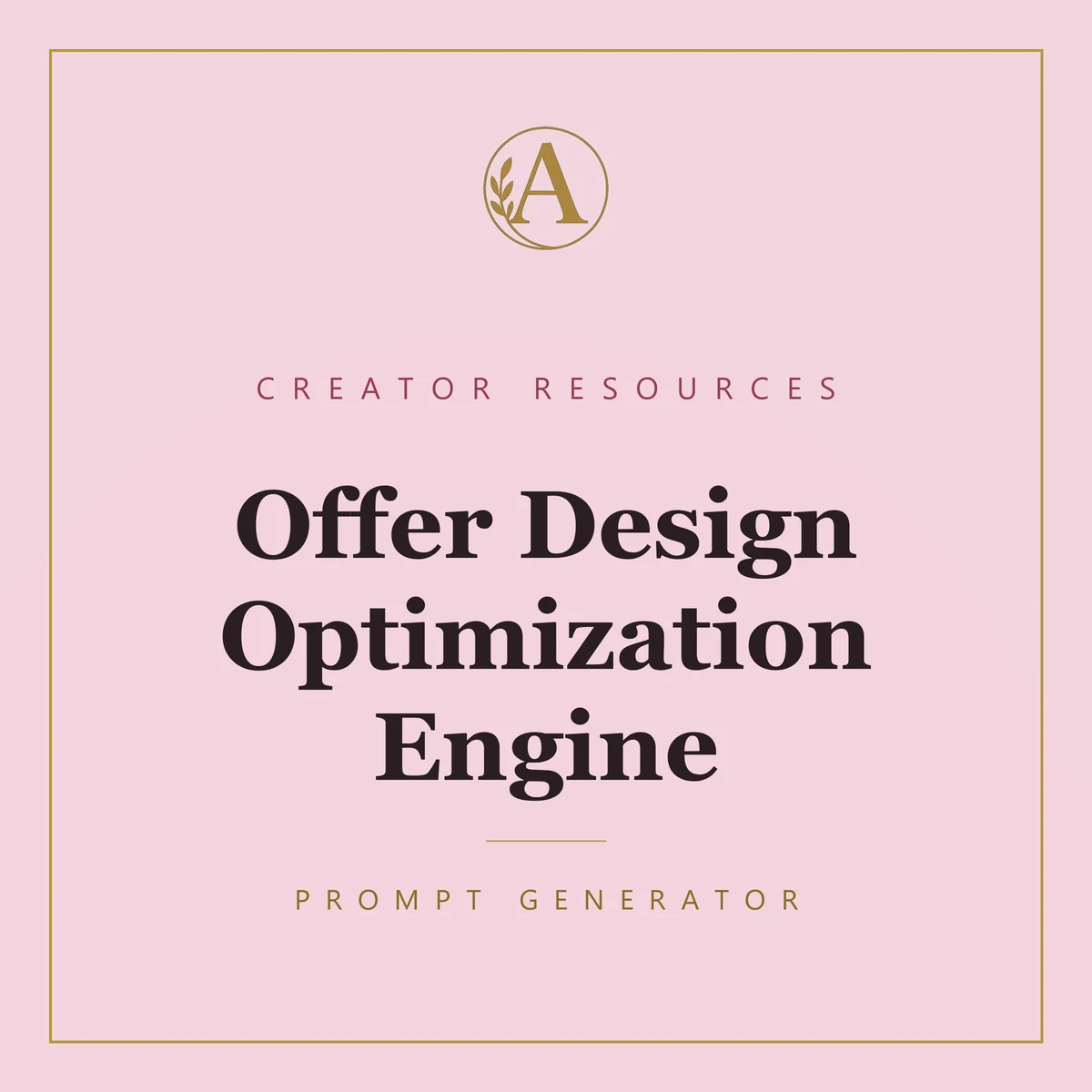 Offer Design Optimization Engine
