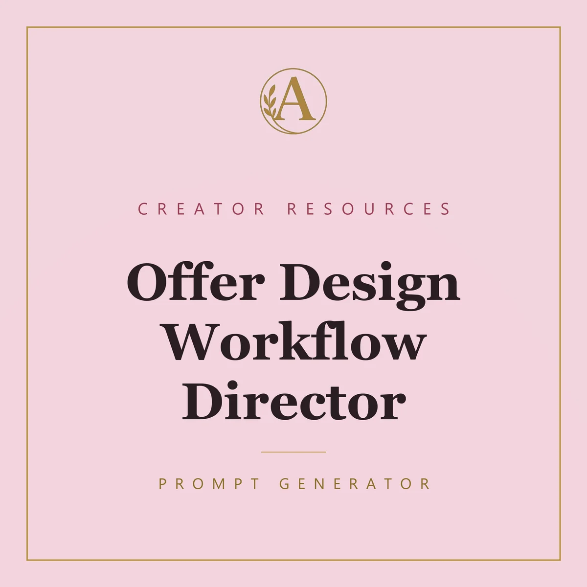 Offer Design Workflow Director