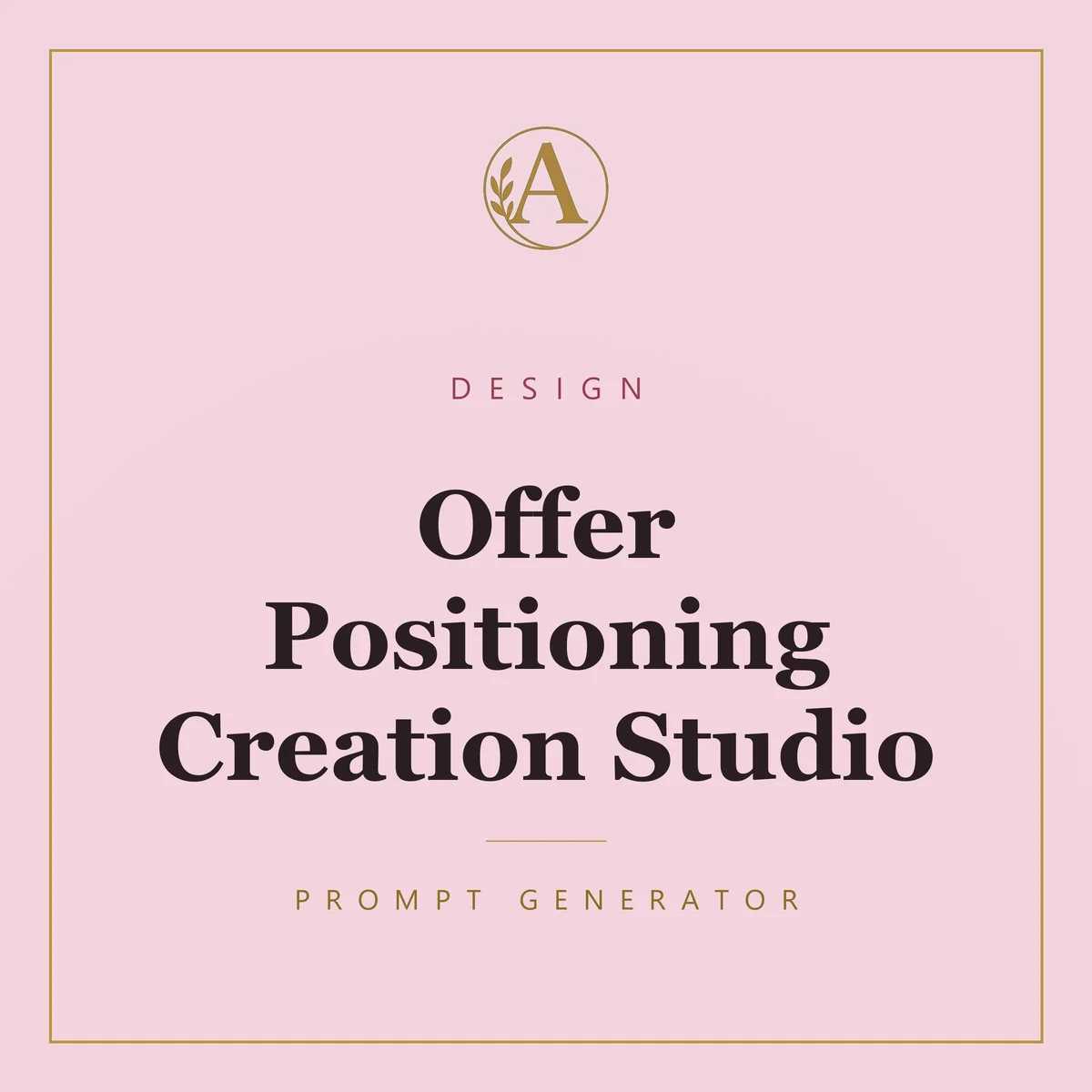 Offer Positioning Creation Studio