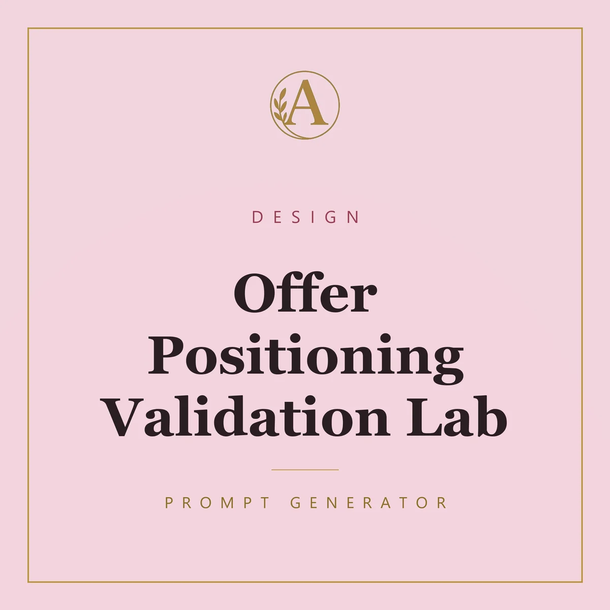 Offer Positioning Validation Lab