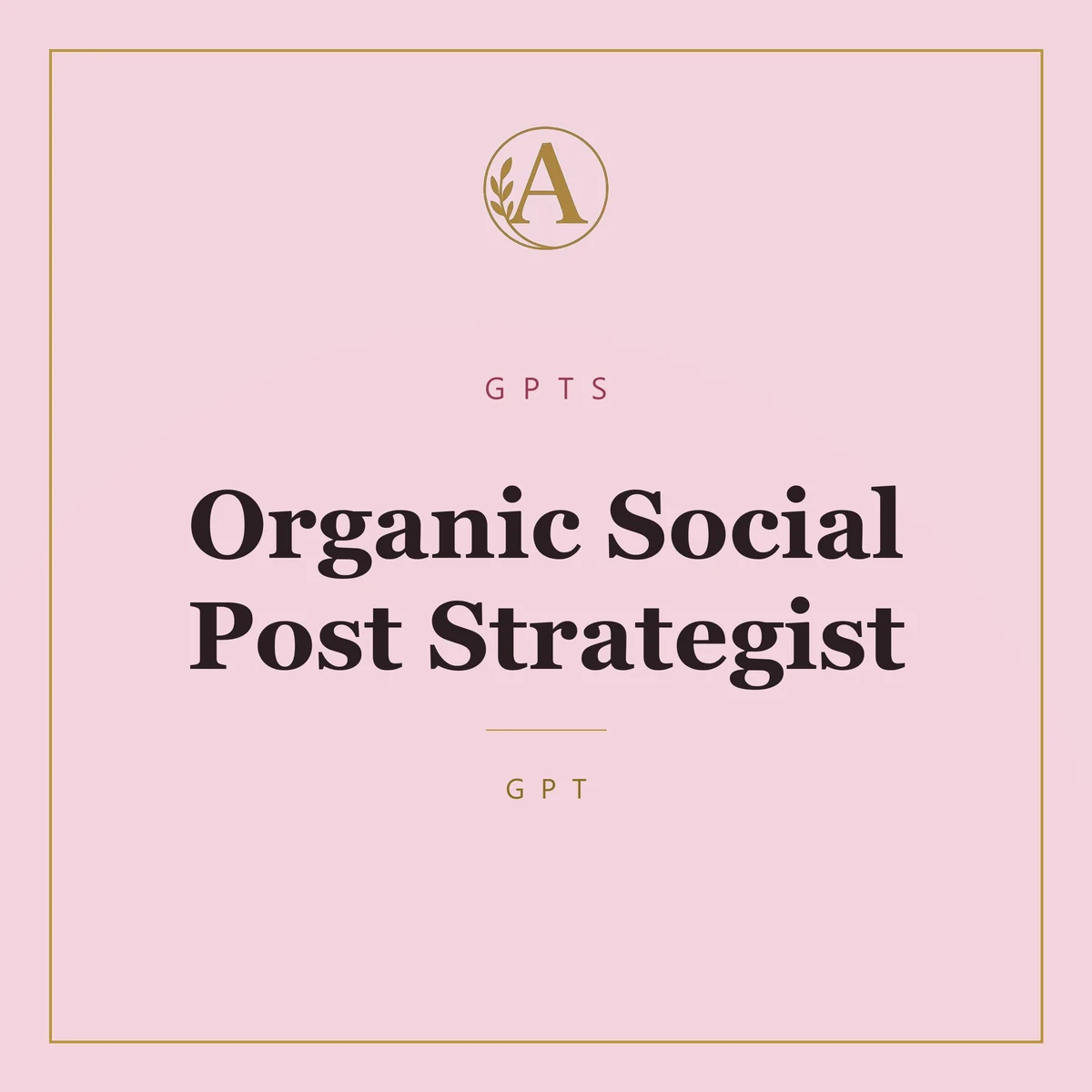 Organic Social Post Strategist
