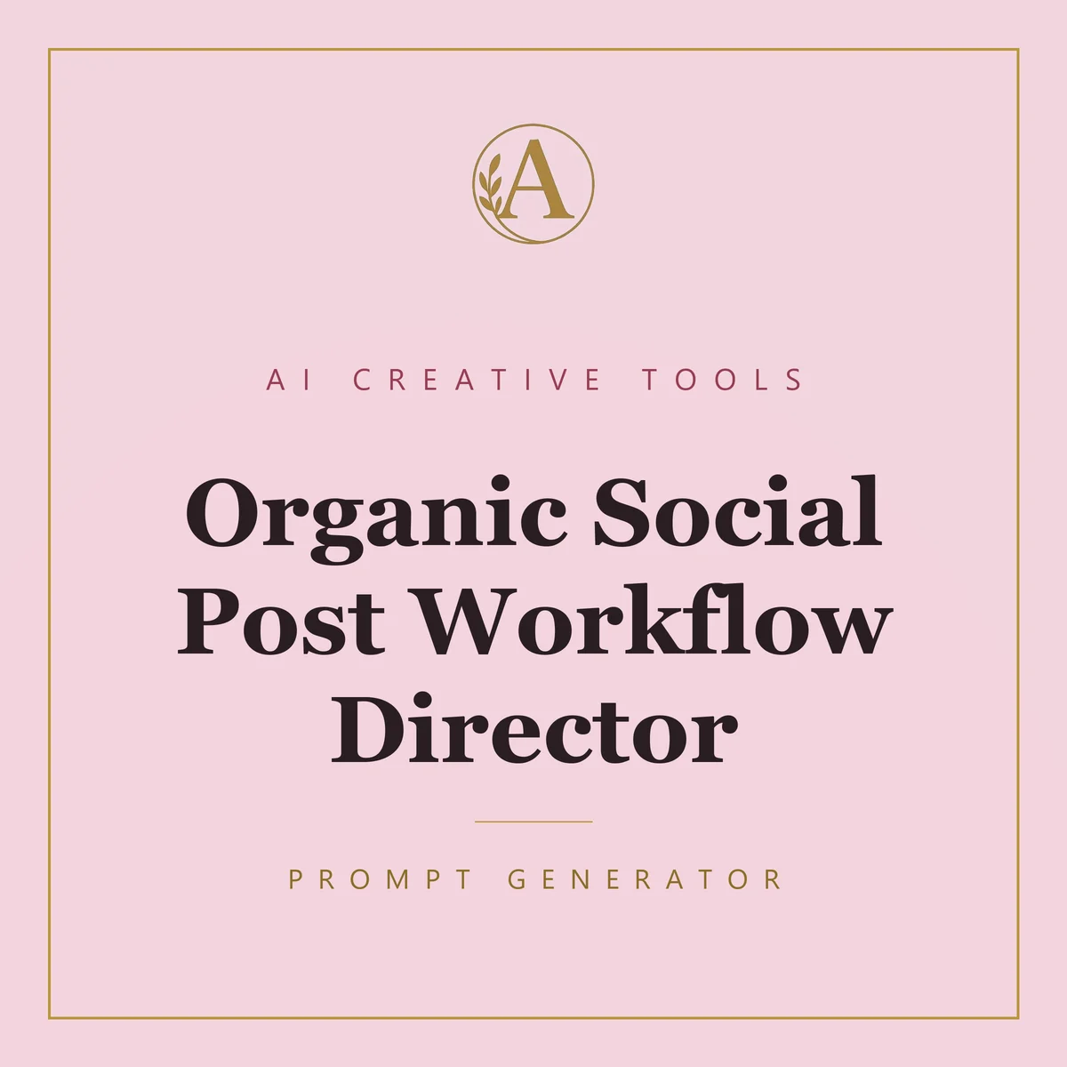 Organic Social Post Workflow Director