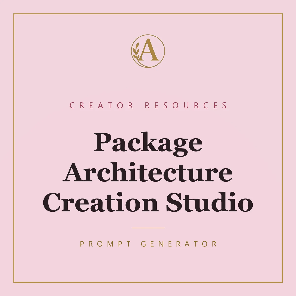 Package Architecture Creation Studio