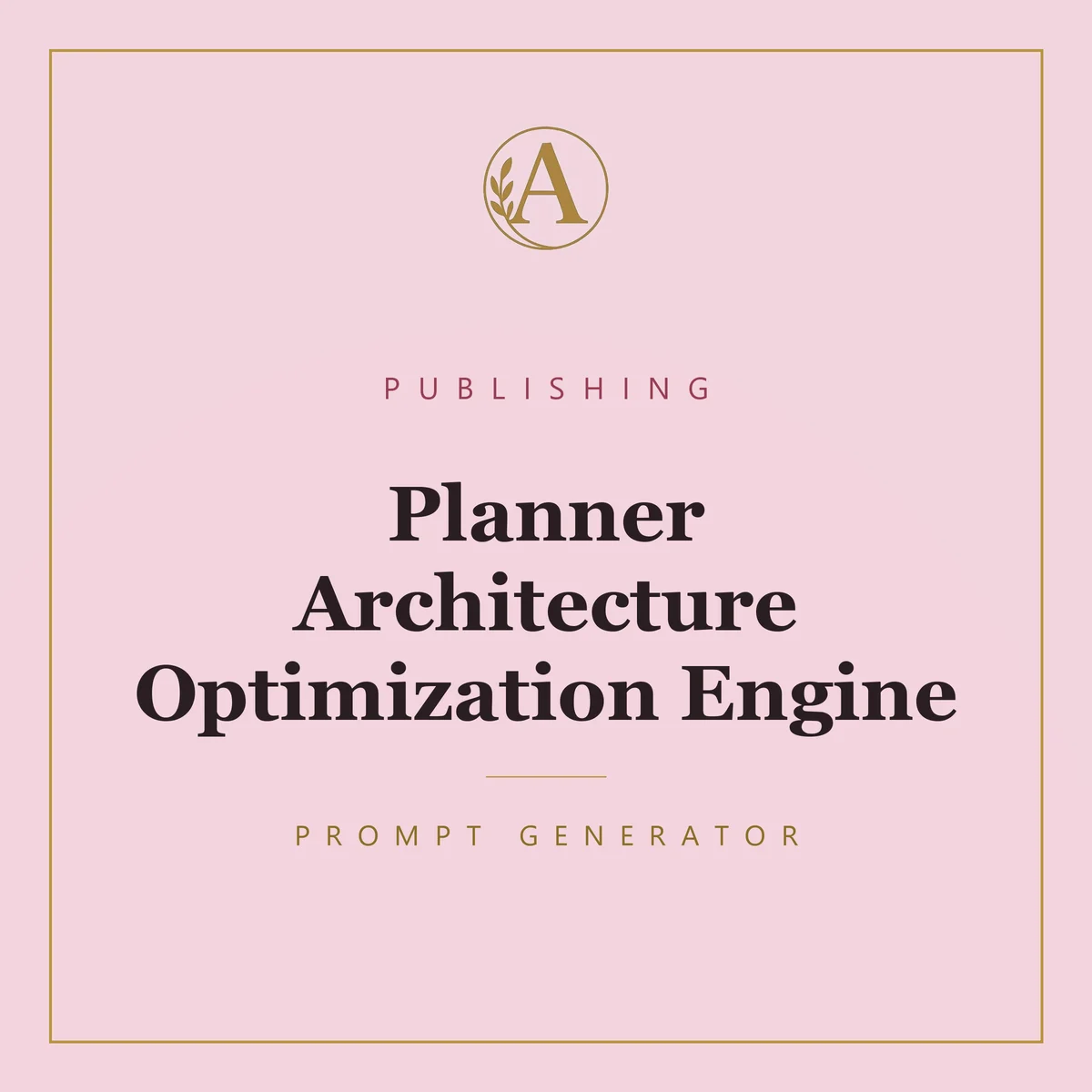 Planner Architecture Optimization Engine