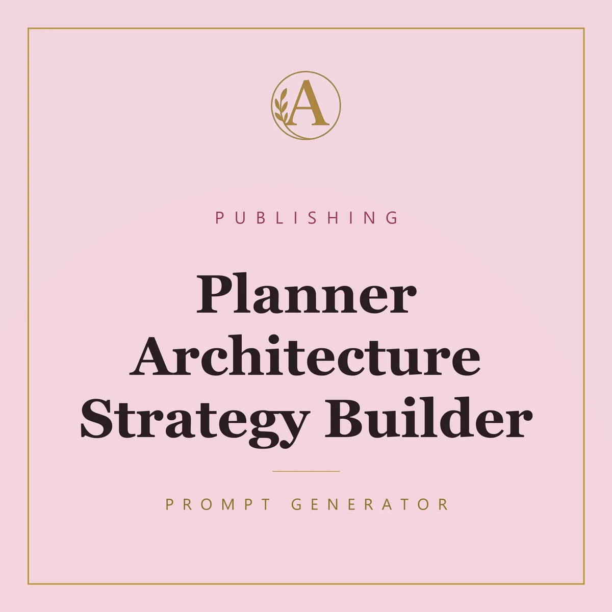 Planner Architecture Strategy Builder