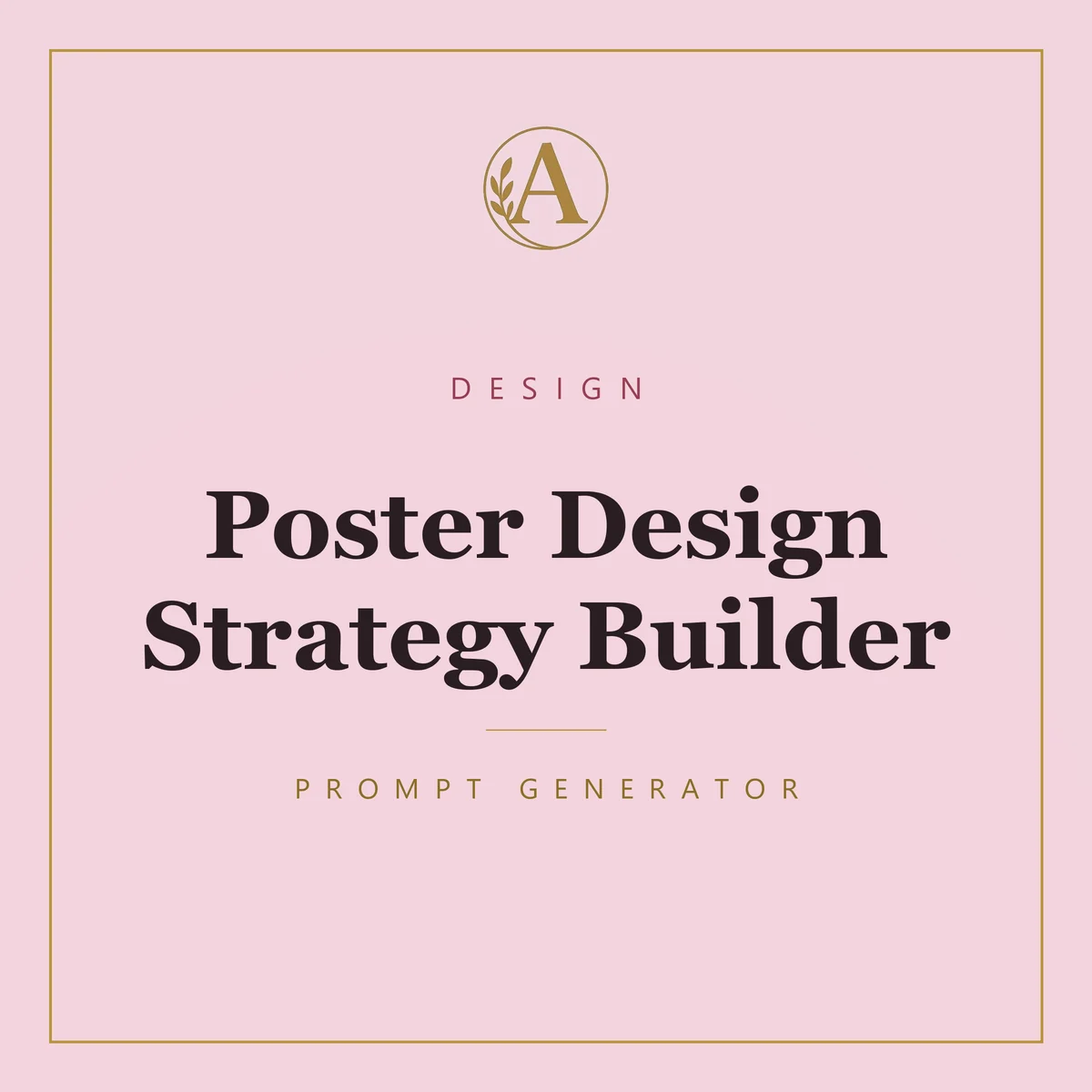 Poster Design Strategy Builder
