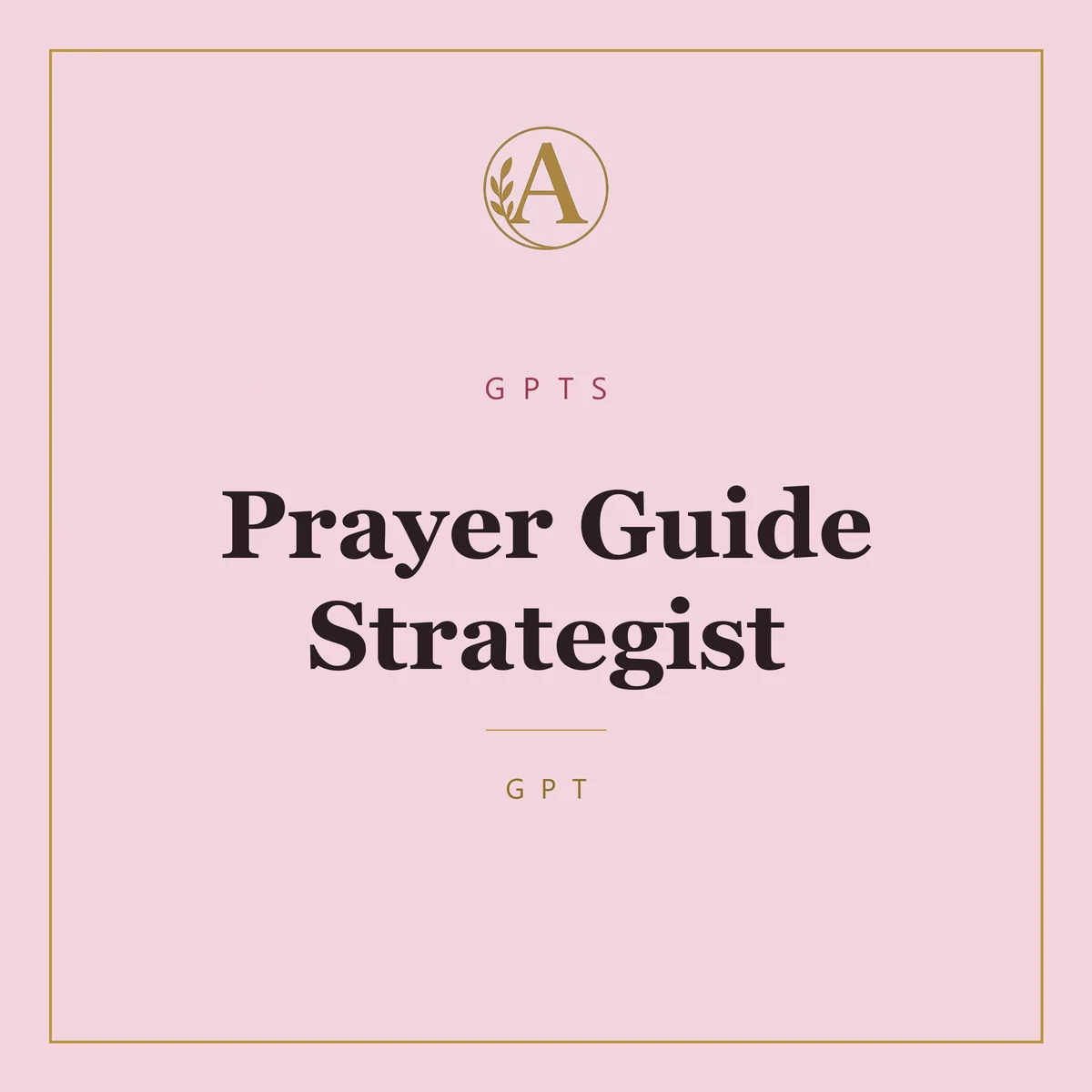 Prayer Guide Strategist
