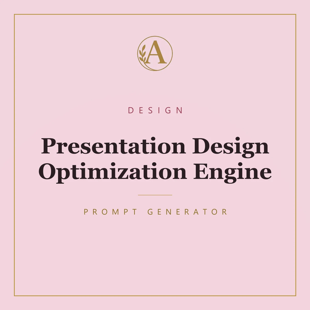 Presentation Design Optimization Engine