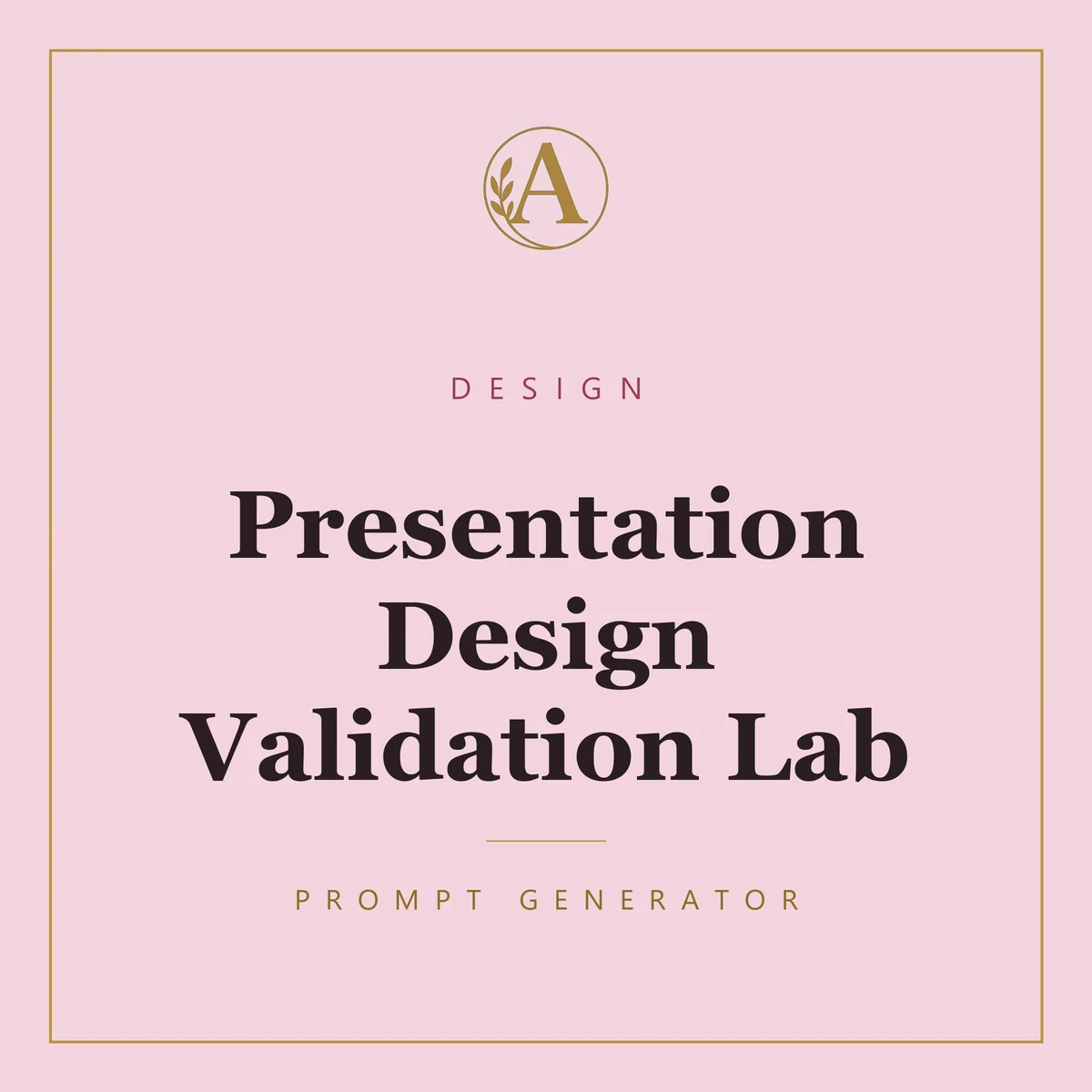Presentation Design Validation Lab