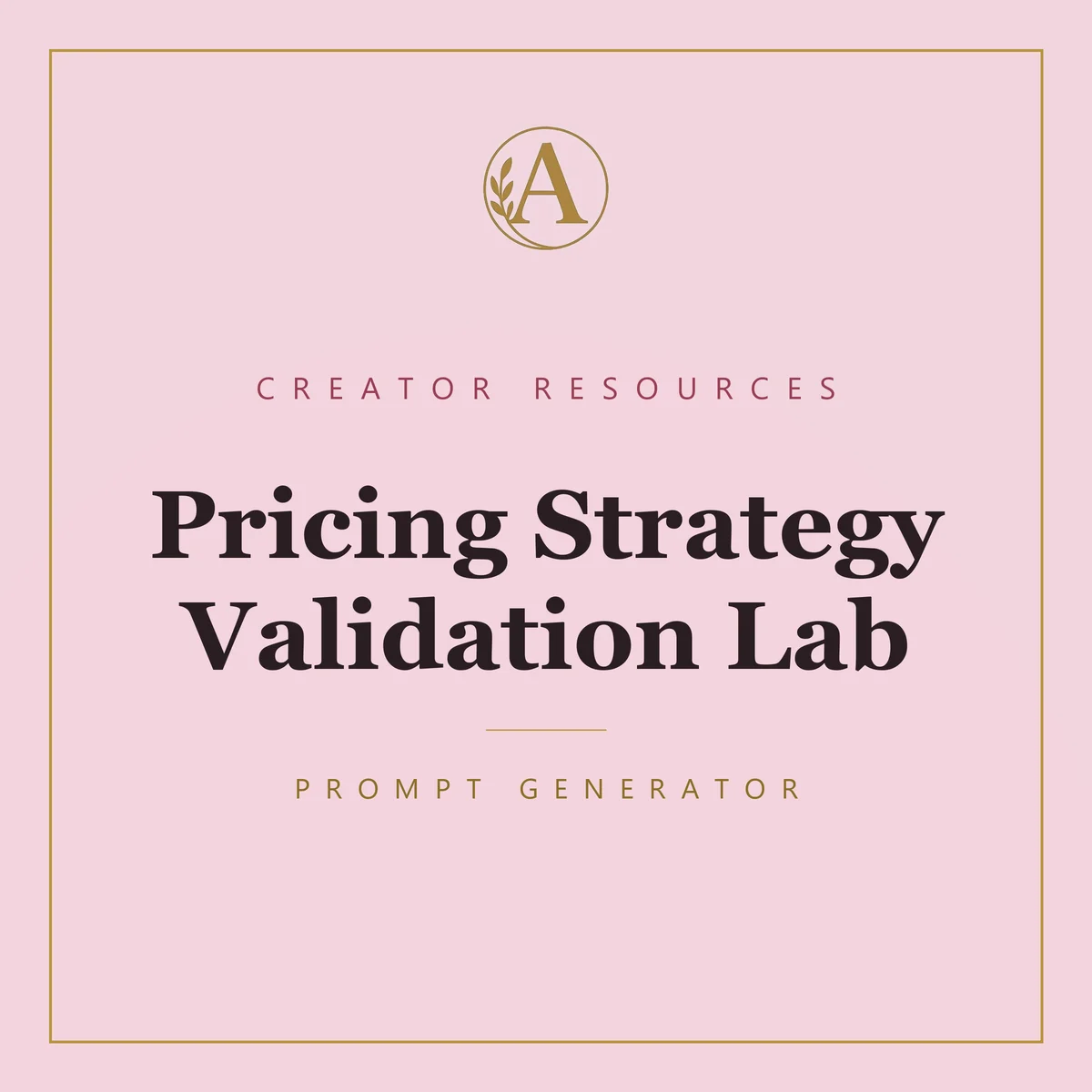 Pricing Strategy Validation Lab