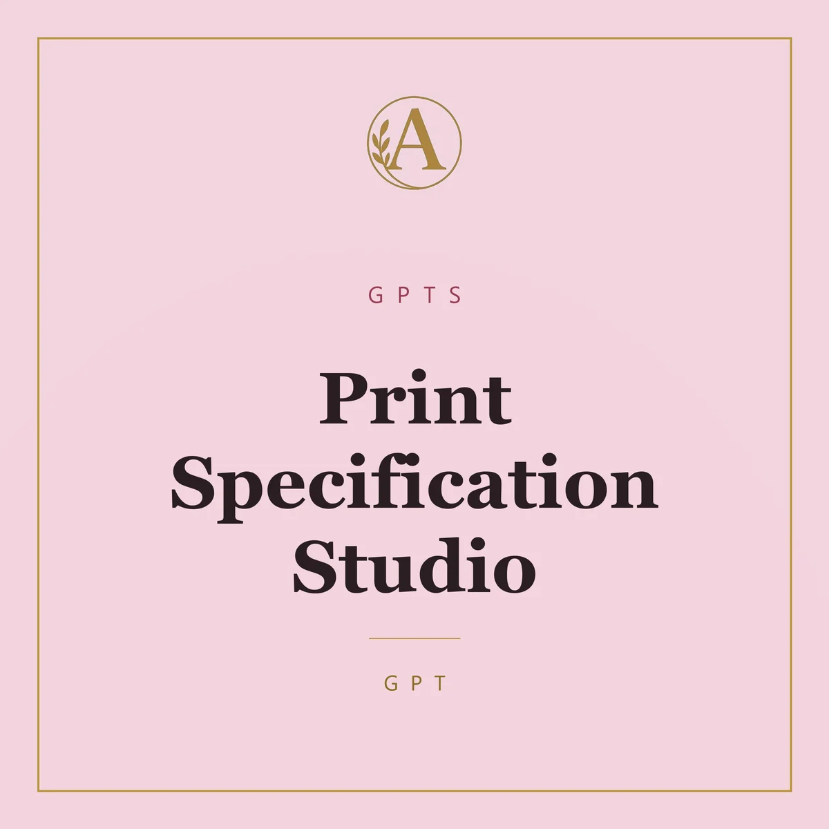 Print Specification Studio