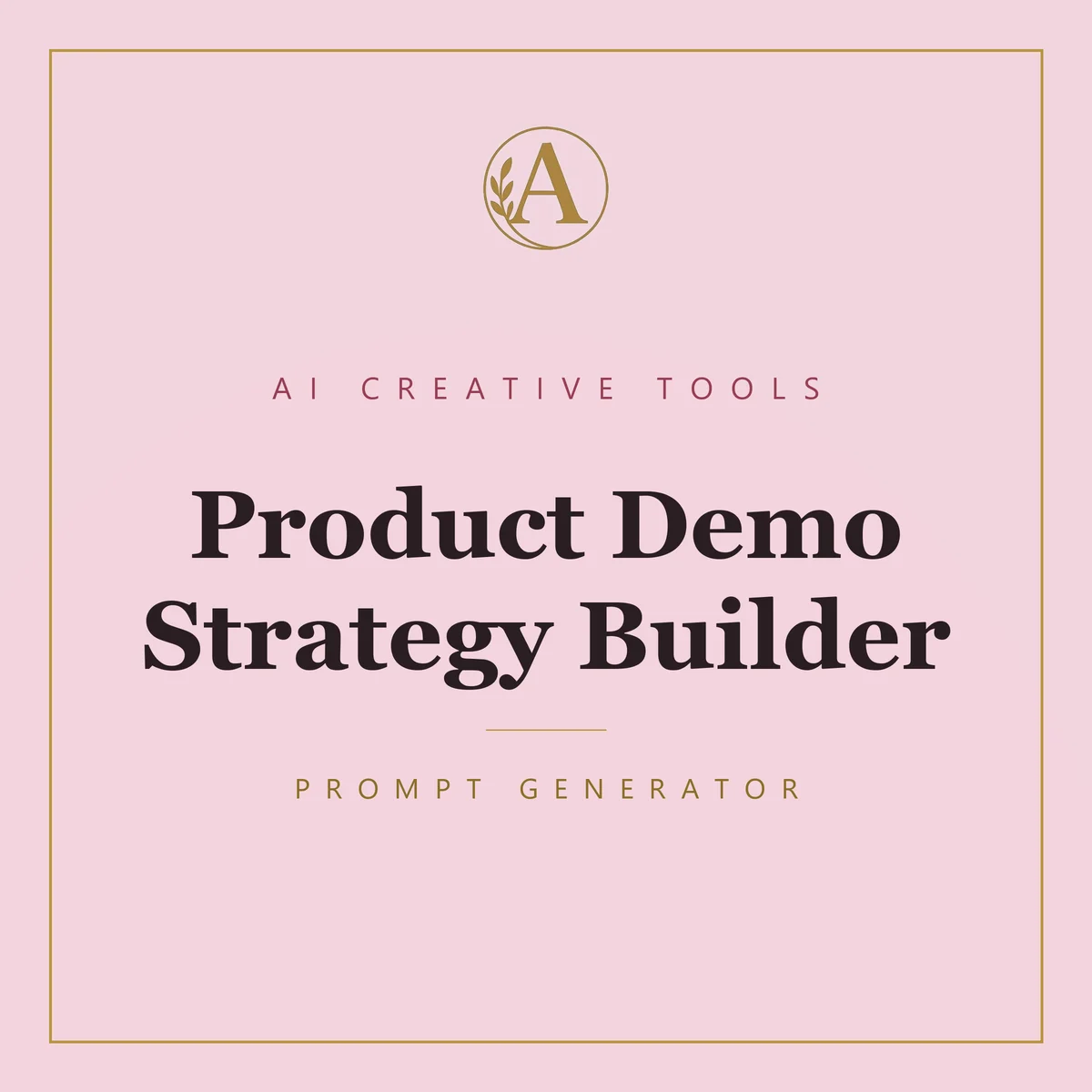 Product Demo Strategy Builder