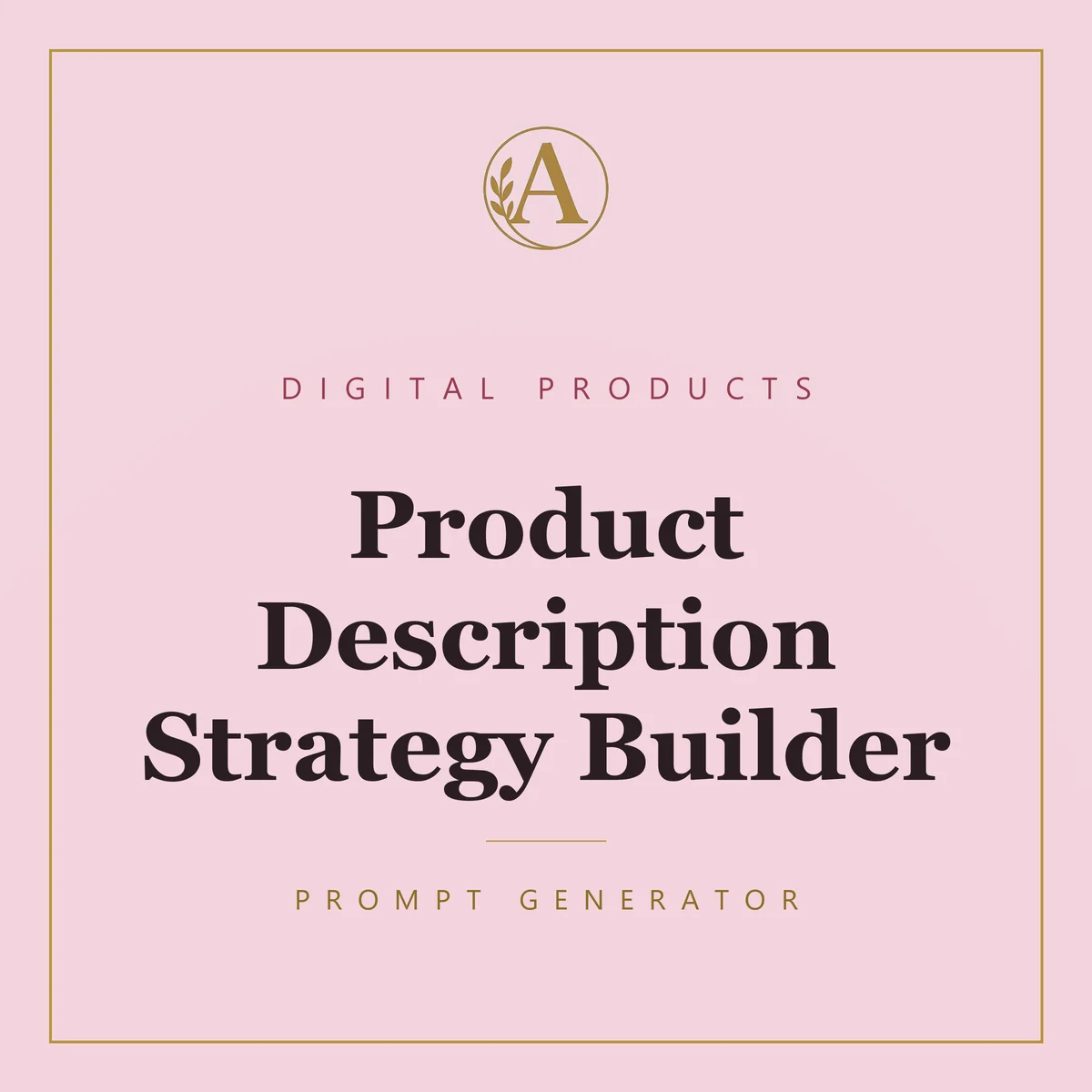 Product Description Strategy Builder