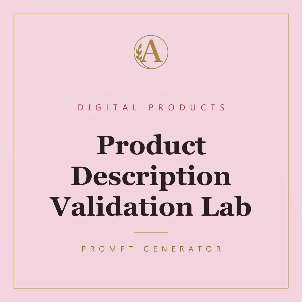 Product Description Validation Lab