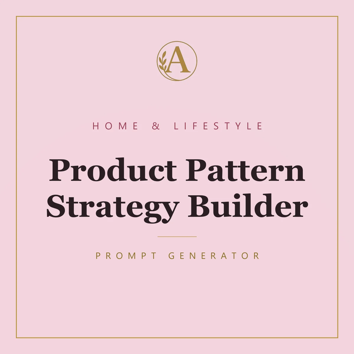 Product Pattern Strategy Builder