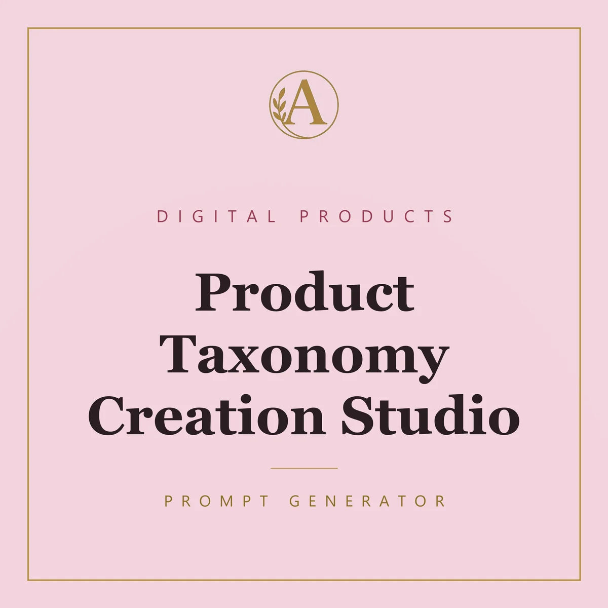 Product Taxonomy Creation Studio