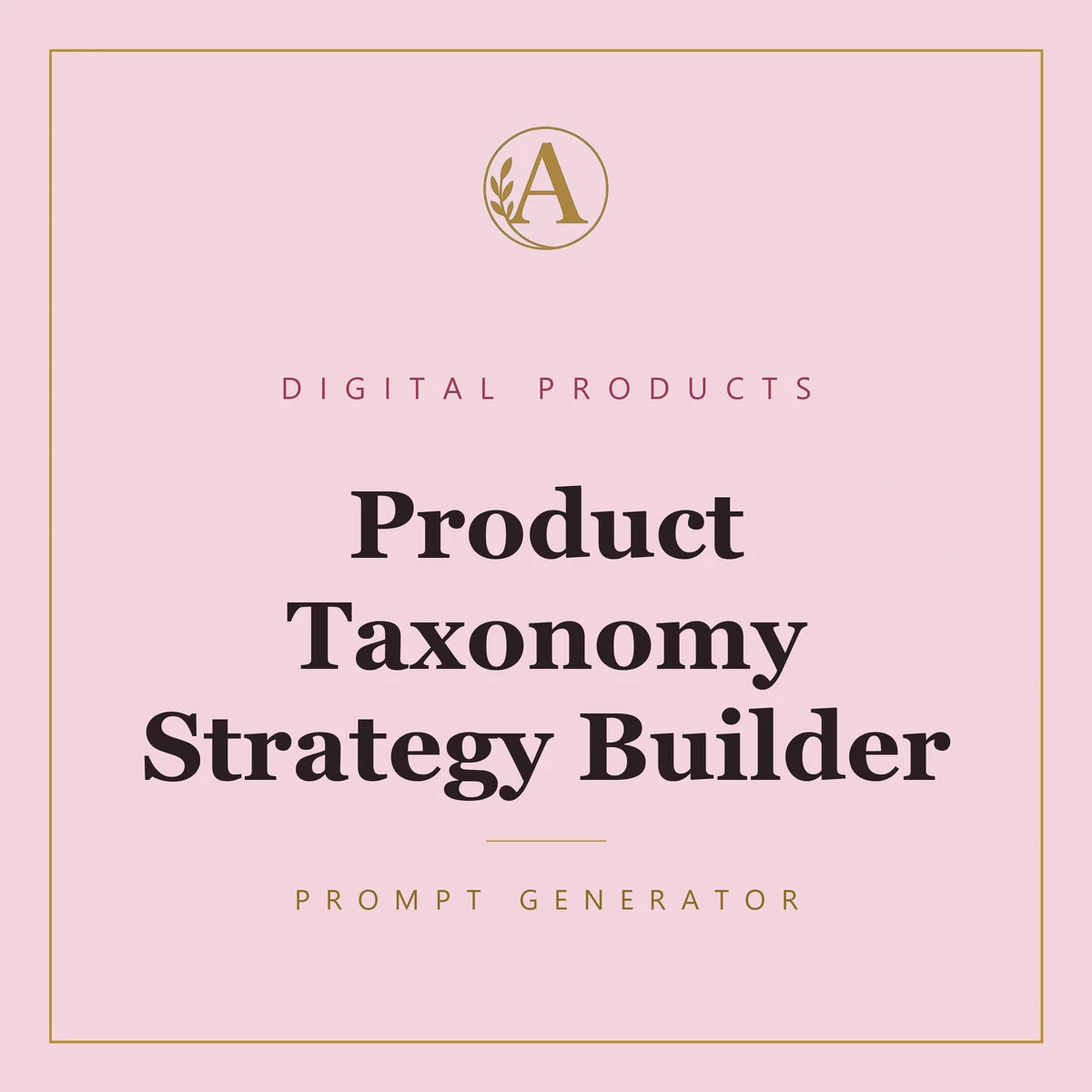 Product Taxonomy Strategy Builder