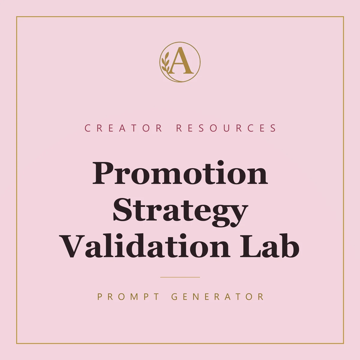 Promotion Strategy Validation Lab