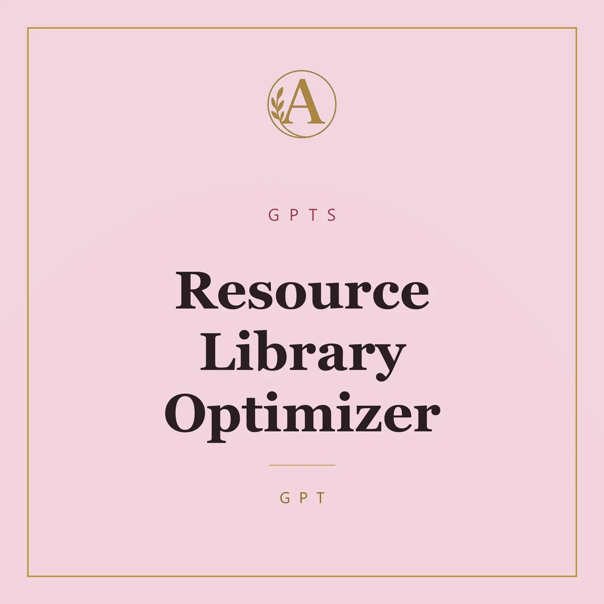 Resource Library Optimizer