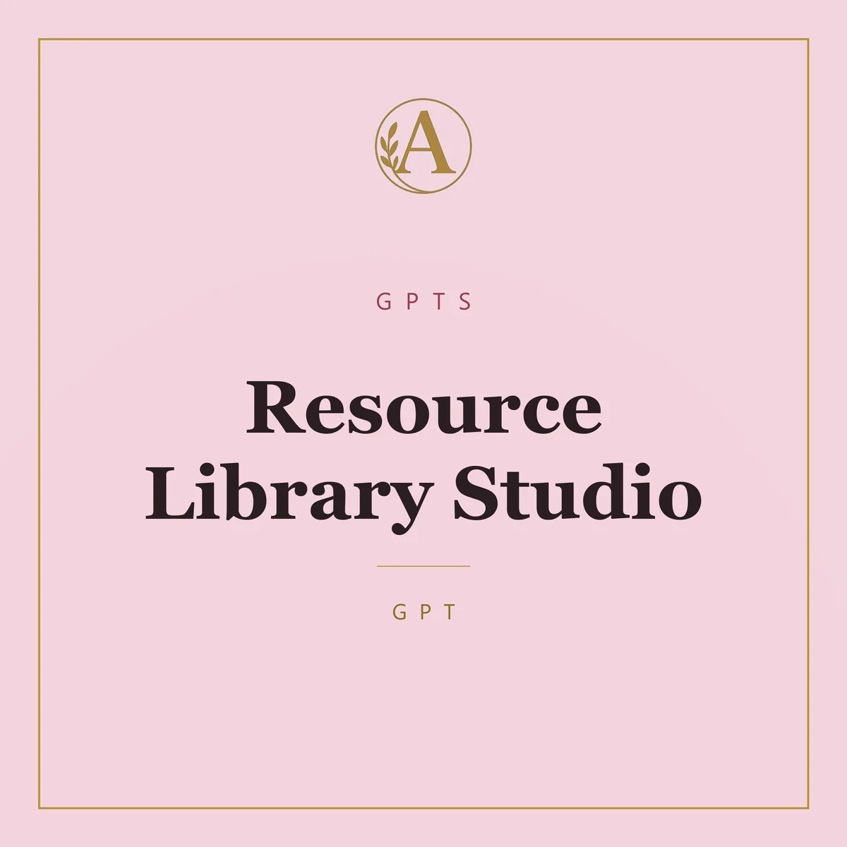 Resource Library Studio