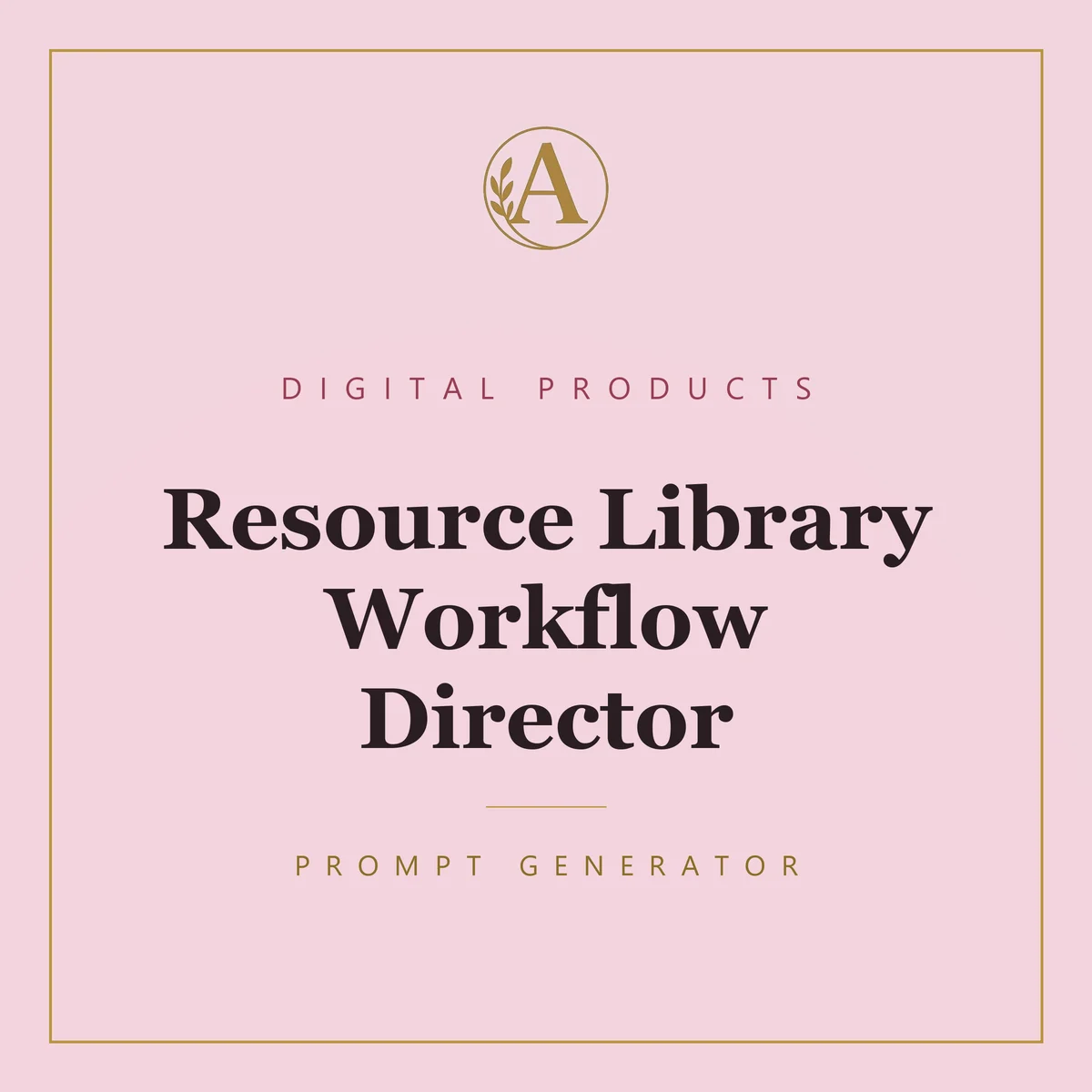 Resource Library Workflow Director