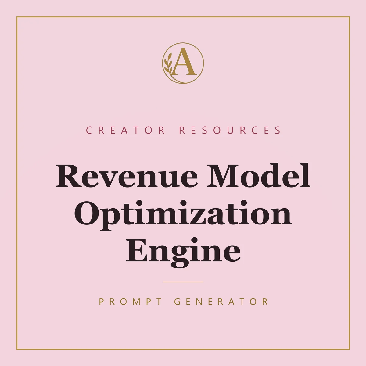 Revenue Model Optimization Engine