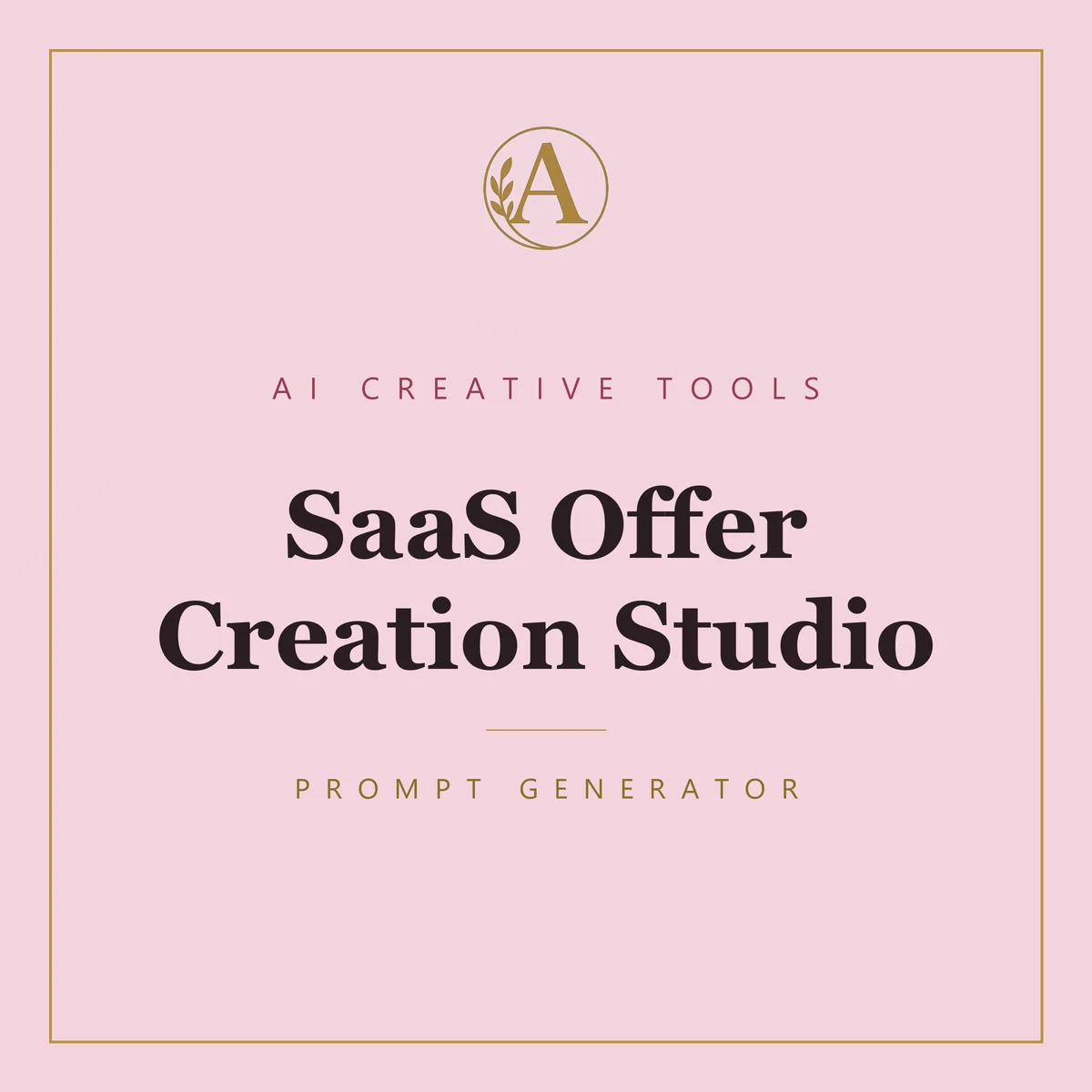 SaaS Offer Creation Studio