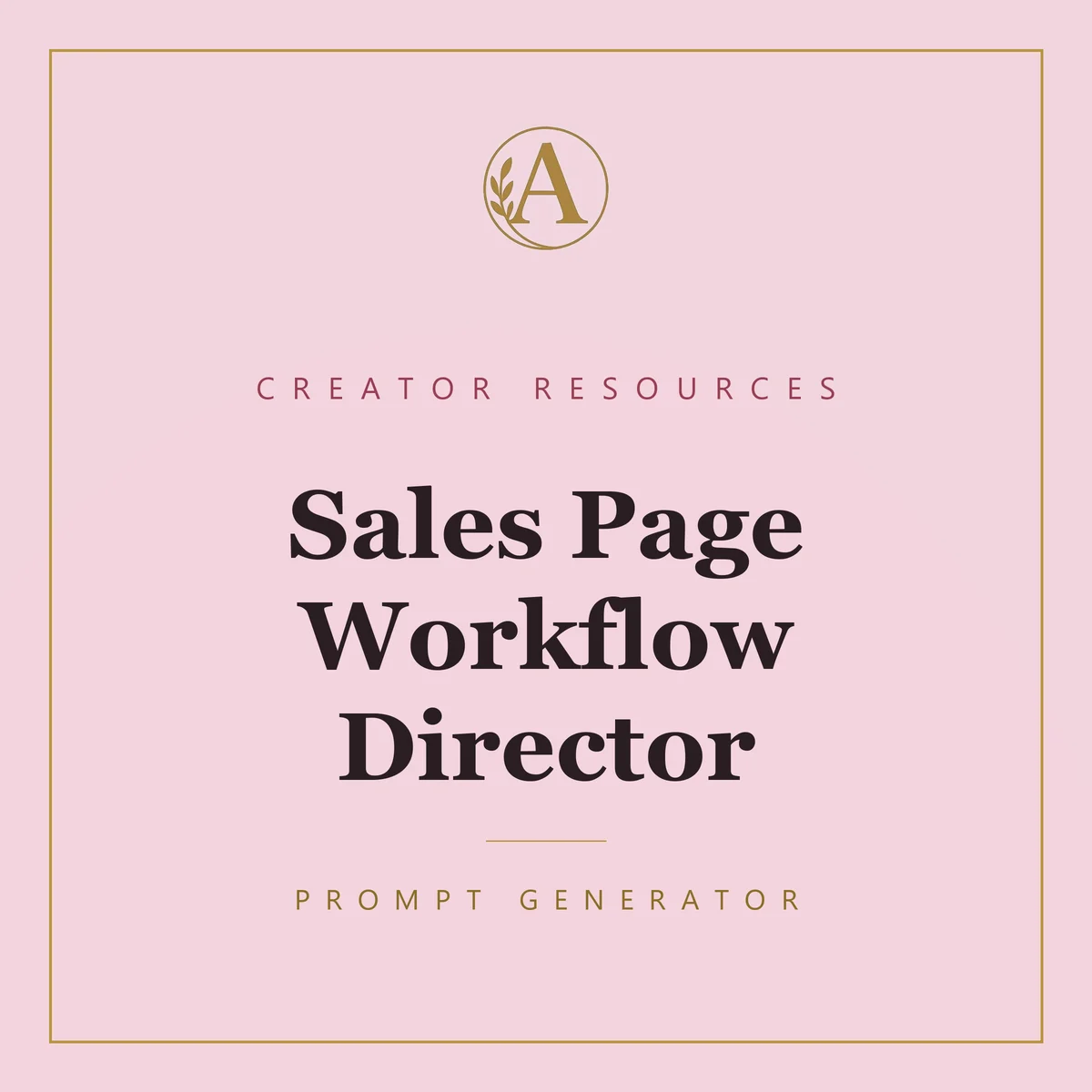 Sales Page Workflow Director