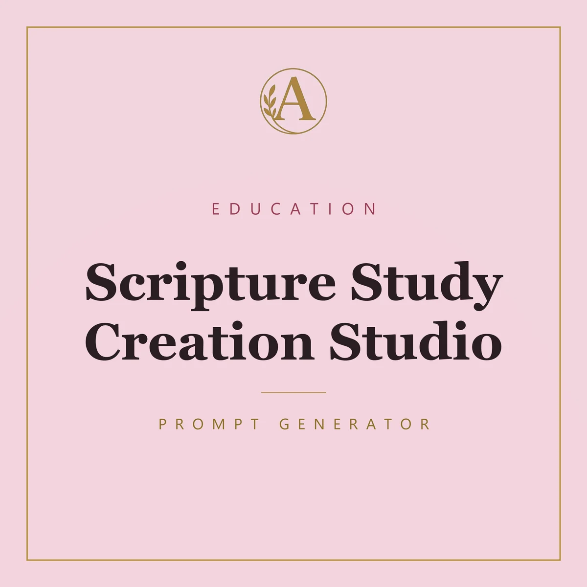 Scripture Study Creation Studio