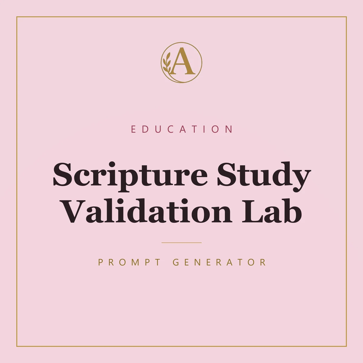 Scripture Study Validation Lab