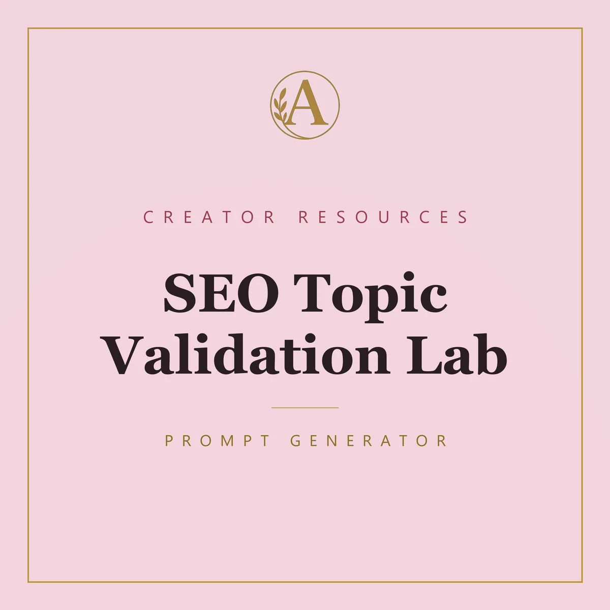 SEO Topic Validation Lab