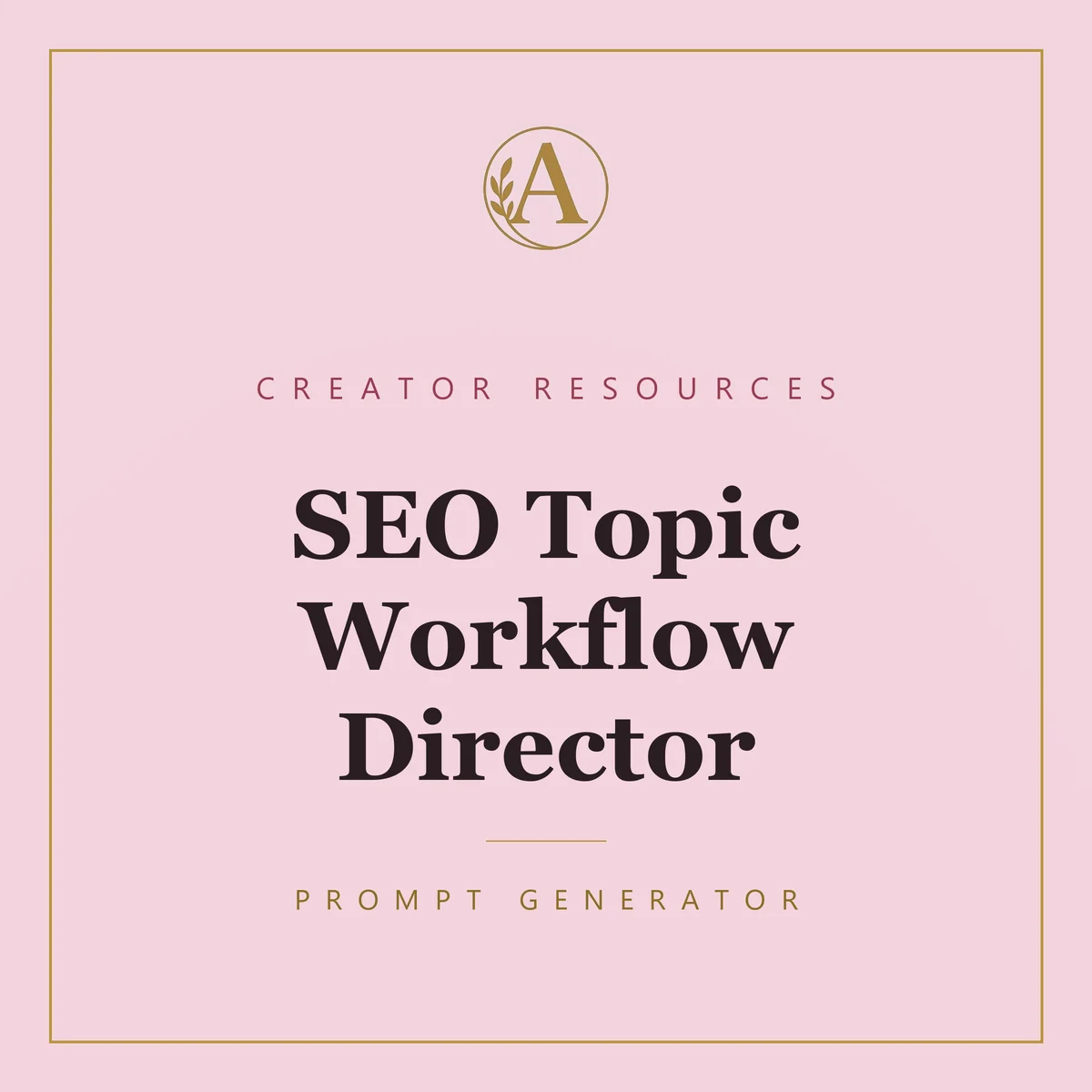 SEO Topic Workflow Director
