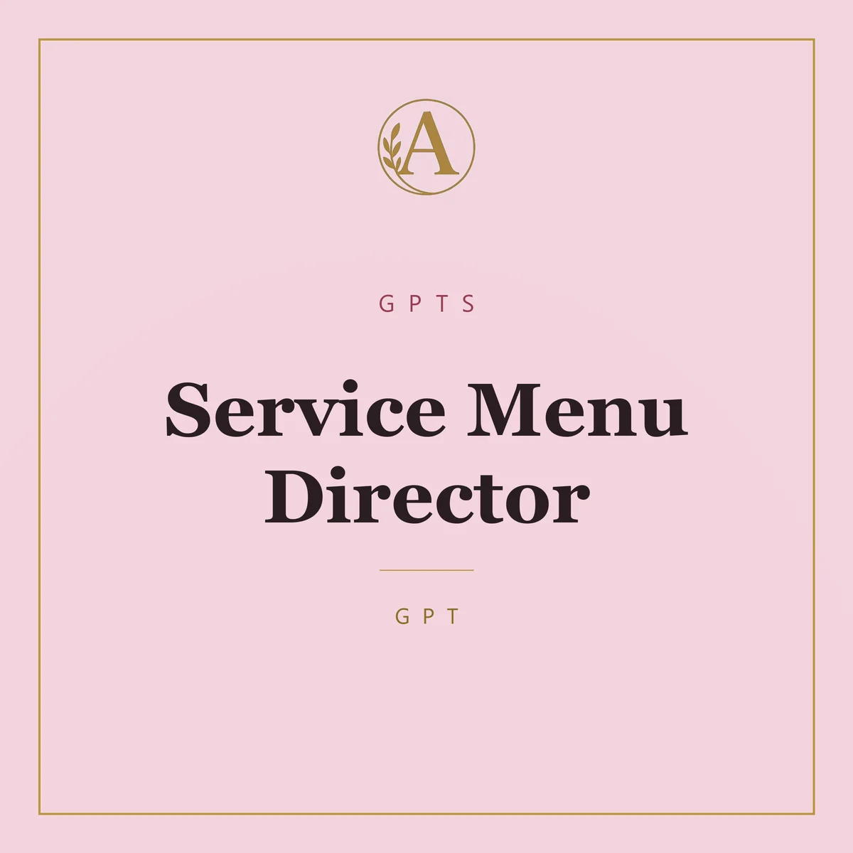 Service Menu Director