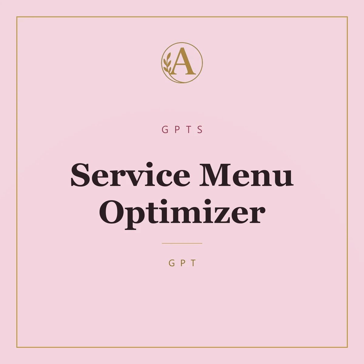 Service Menu Optimizer