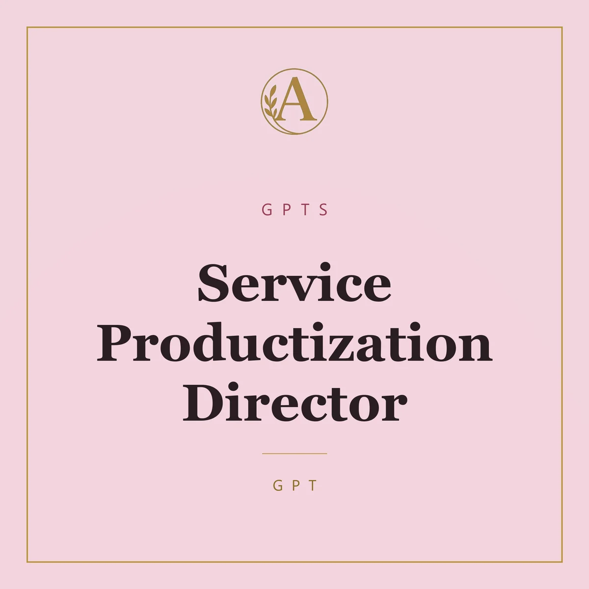 Service Productization Director