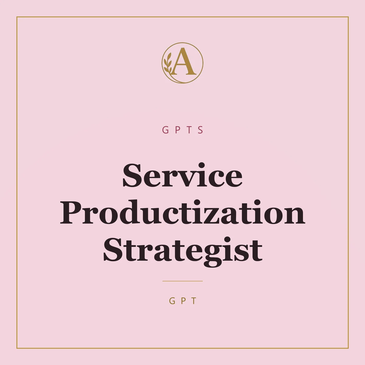 Service Productization Strategist