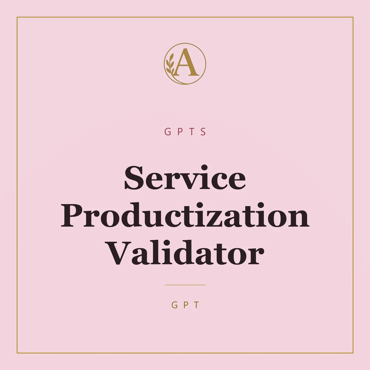 Service Productization Validator