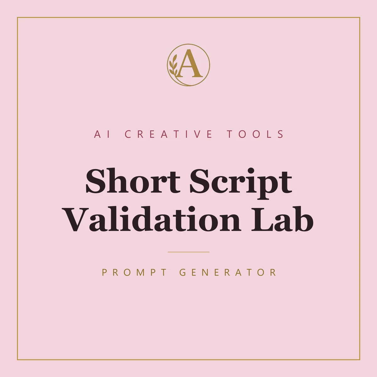 Short Script Validation Lab