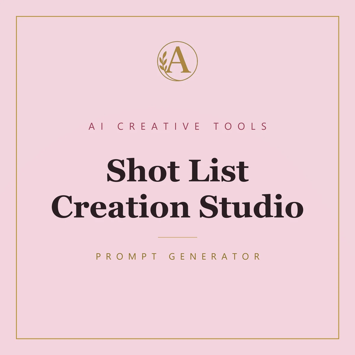 Shot List Creation Studio