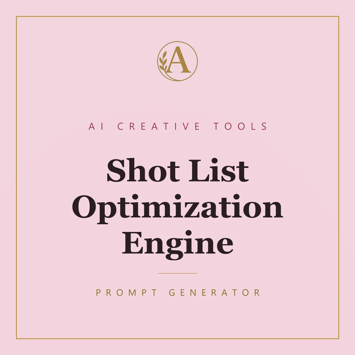 Shot List Optimization Engine