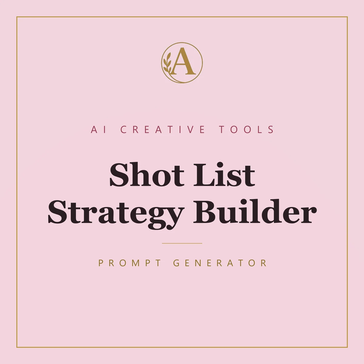 Shot List Strategy Builder