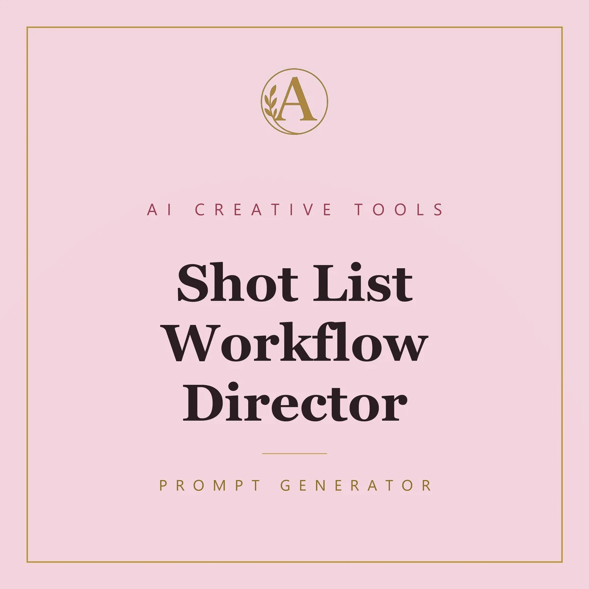 Shot List Workflow Director