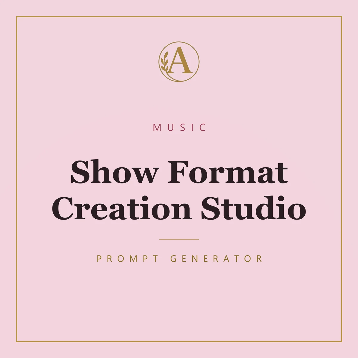 Show Format Creation Studio