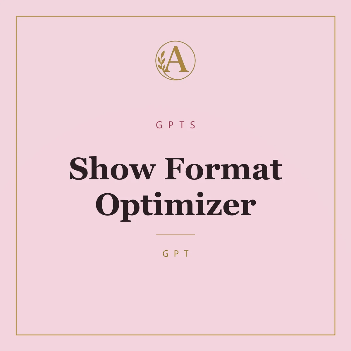 Show Format Optimizer