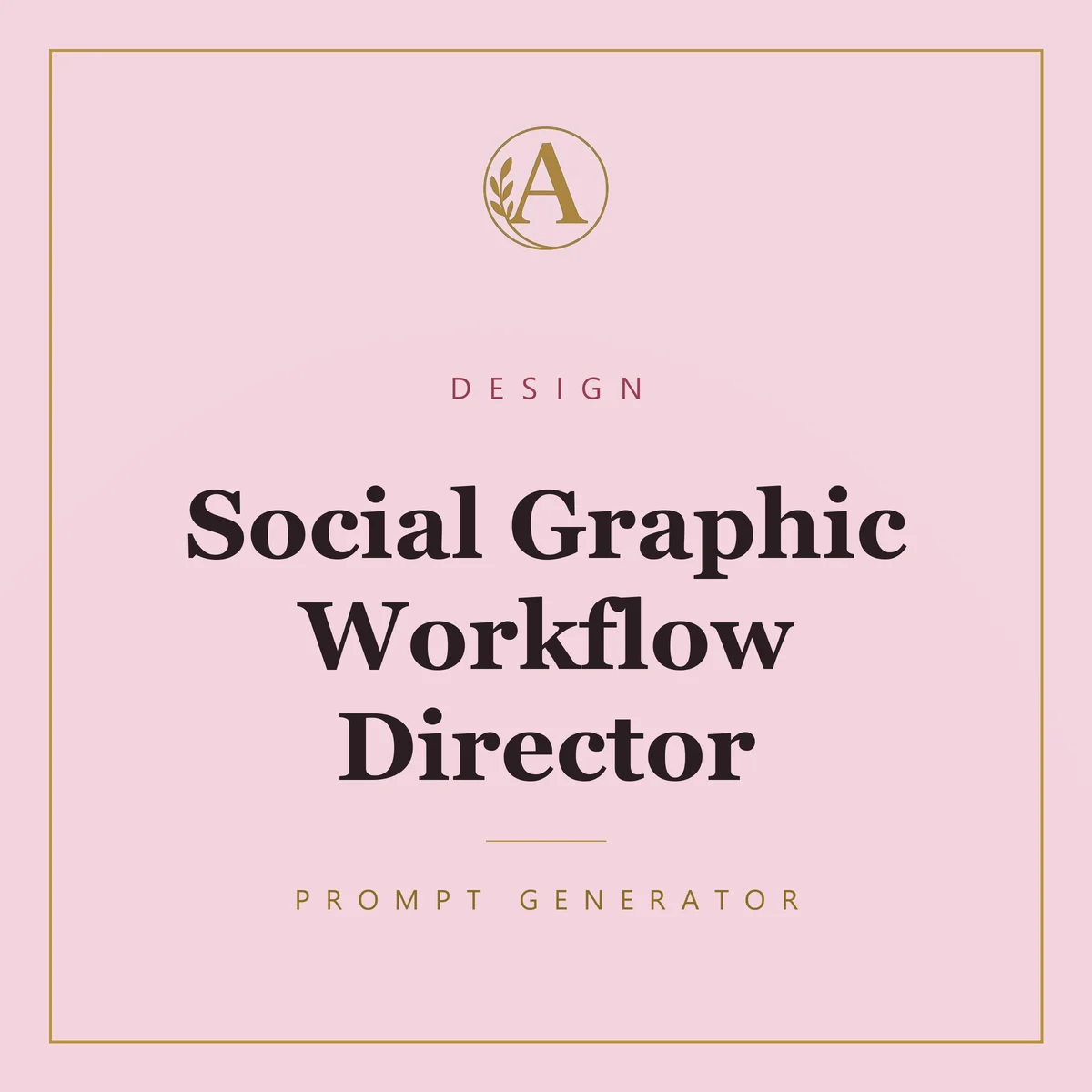 Social Graphic Workflow Director