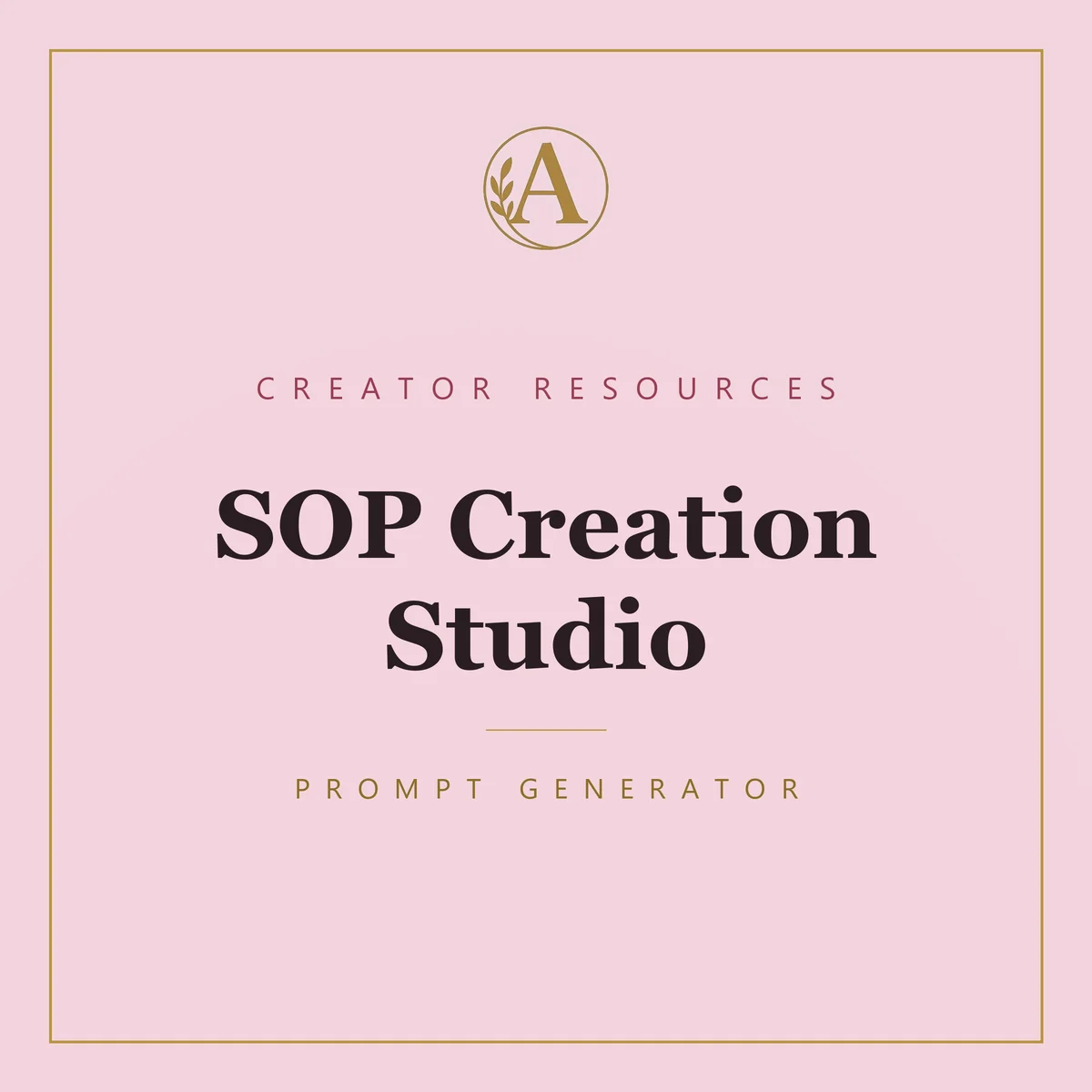 SOP Creation Studio